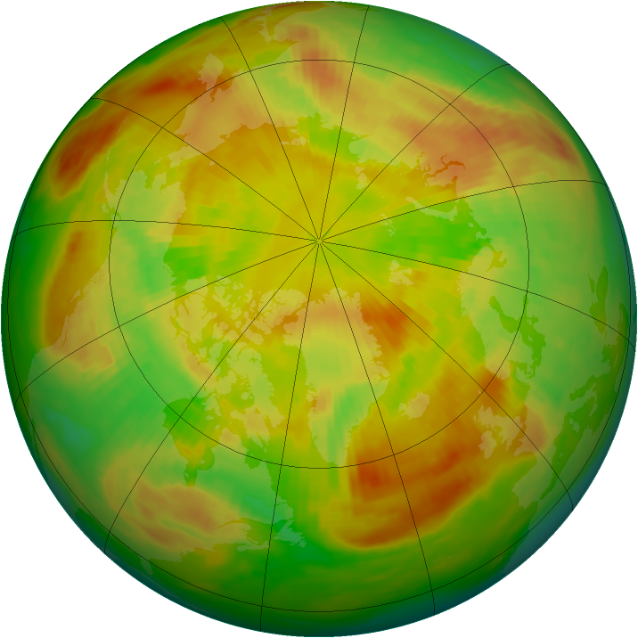 Arctic ozone map for 27 May 1979